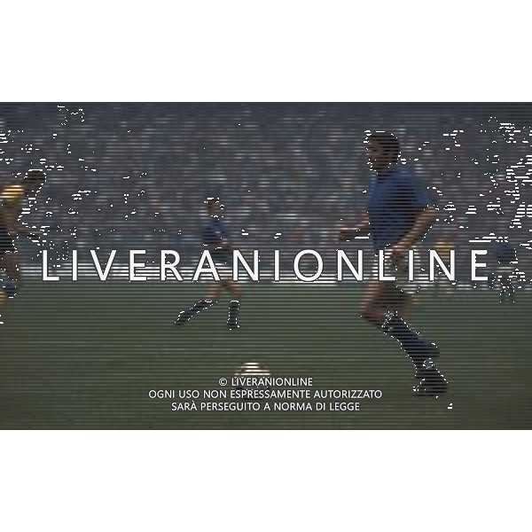 DIAP-RETROSPETTIVA TARCISIO BURGNICH ALLENATORE E CALCIATORE NELLA FOTO TARCISIO BURGNICH CON LA MAGLIA DELLA NAZIONALE ITALIANA DI CALCIO AG ALDO LIVERANI SAS 