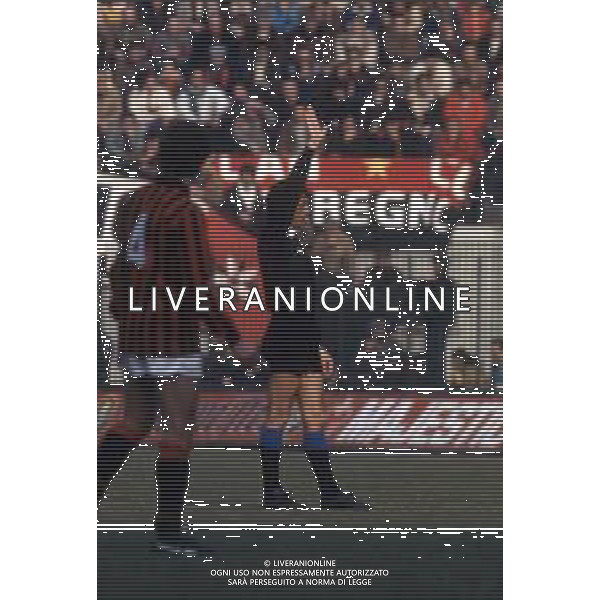 DIAP-RETROSPETTIVA CLAUDIO PIERI ARBITRO NELLA FOTO L\'ARBITRO CLAUDIO PIERI NELL\'ANNO 1985-86 AG ALDO LIVERANI SAS