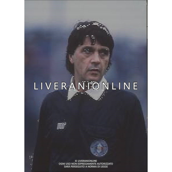 DIAP-RETROSPETTIVA CLAUDIO PIERI ARBITRO NELLA FOTO L\'ARBITRO CLAUDIO PIERI NELL\'ANNO 1986-87 AG ALDO LIVERANI SAS