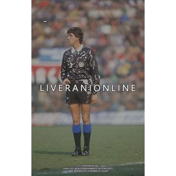 DIAP-RETROSPETTIVA CLAUDIO PIERI ARBITRO NELLA FOTO L\'ARBITRO CLAUDIO PIERI NELL\'ANNO 1986-87 AG ALDO LIVERANI SAS