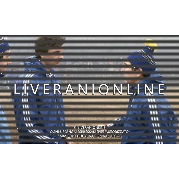 DIAP-RETROSPETTIVA WLADYSLAW ZMUDA CALCIATORE NELLA FOTO WLADYSLAW ZMUDA CON LA MAGLIA DELVERONA CALCIO C E OSVALDO BAGNOLI FOTO MASSIMI BIANCHI-AG ALDO LIVERANI SAS