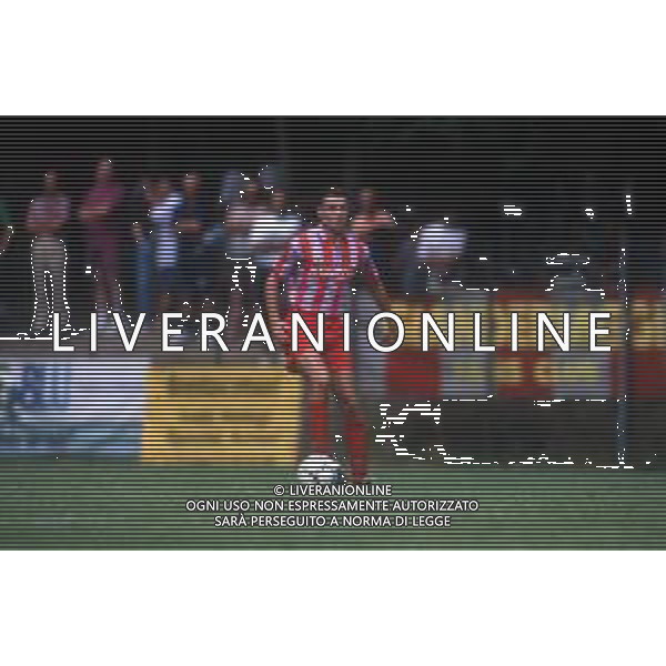 DIAP-RETROSPETTIVA MARKO PEROVIC CALCIATORE NELLA FOTO MARKO PEROVIC CON LA MAGLIA DELLA CREMONESE CALCIO AG ALDO LIVERANI SAS