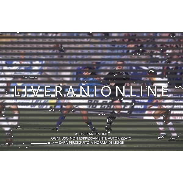 DIAP-RETROSPETTIVA LUCA LUZARDI CALCIATORE NELLA FOTO LUCA LUZARDI CON LA MAGLIA DEL BRESCIA CALCIO AG ALDO LIVERANI SAS