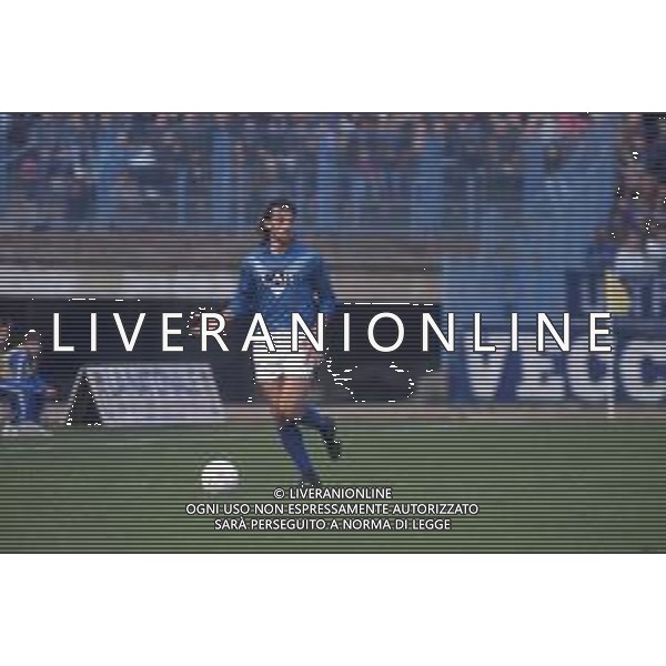 DIAP-RETROSPETTIVA LUCA LUZARDI CALCIATORE NELLA FOTO LUCA LUZARDI CON LA MAGLIA DEL BRESCIA CALCIO AG ALDO LIVERANI SAS