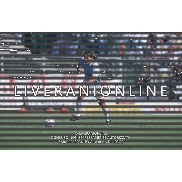 DIAP-RETROSPETTIVA LUCA LUZARDI CALCIATORE NELLA FOTO LUCA LUZARDI CON LA MAGLIA DELLA LAZIO CALCIO AG ALDO LIVERANI SAS