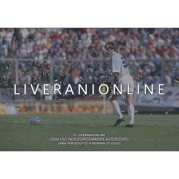 DIAP-RETROSPETTIVA LUCA LUZARDI CALCIATORE NELLA FOTO LUCA LUZARDI CON LA MAGLIA DELLA LAZIO CALCIO AG ALDO LIVERANI SAS