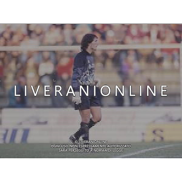 DIAP-RETROSPETTIVA FRANCESCO MANCINI CALCIATORE NELLA FOTO FRANCESCO MANCINI CON LA MAGLIA DEL FOGGIA 1991-92 AG ALDO LIVERANI SAS
