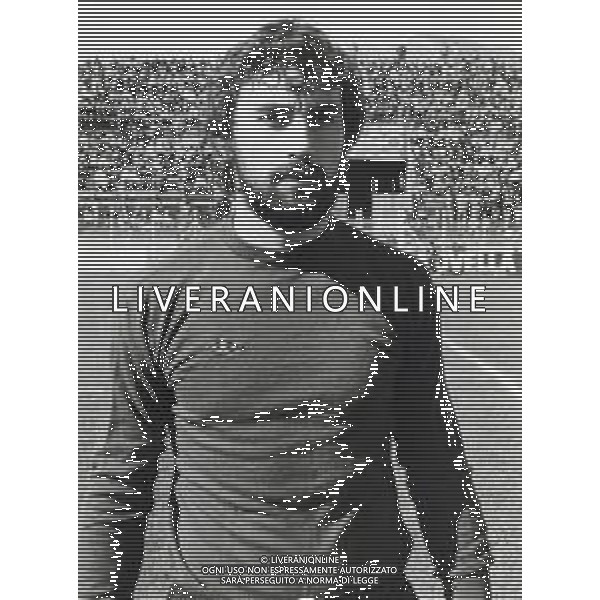 ST-RETROSPETTIVA ALESSANDRO ZANINELLI CALCIATORE NELLA FOTO ALESSANDRO ZANINELLI CON LA MAGLIA DEL CATANZARO CALCIO AG ALDO LIVERAANI SAS