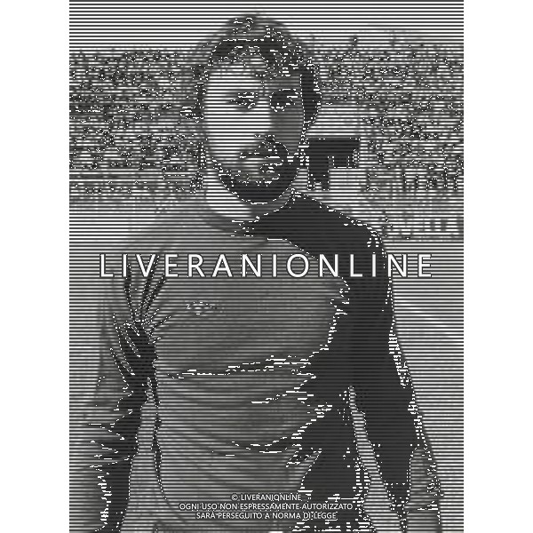 ST-RETROSPETTIVA ALESSANDRO ZANINELLI CALCIATORE NELLA FOTO ALESSANDRO ZANINELLI CON LA MAGLIA DEL CATANZARO CALCIO AG ALDO LIVERAANI SAS