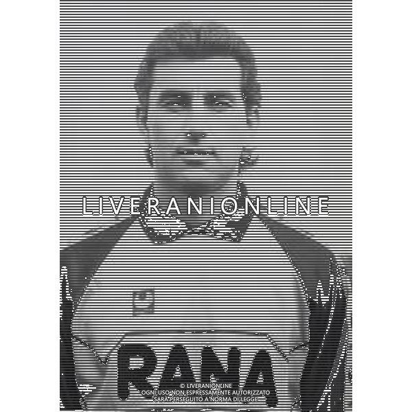 ST-RETROSPETTIVA ALESSANDRO ZANINELLI CALCIATORE NELLA FOTO ALESSANDRO ZANINELLI CON LA MAGLIA DEL VERONA CALCIO AG ALDO LIVERAANI SAS