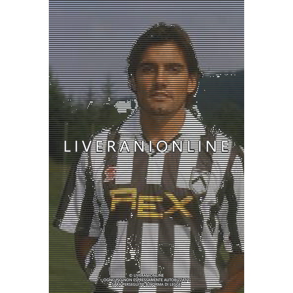 DIAP-RETROSPETTIVA RODOLFO VANOLI CALCIATORE NELLA FOTO RODOLFO VANOLI CON LA MAGLIA DELL\'UDINESE CALCIO ANNO 1991-92 AG ALDO LIVERANI SAS 