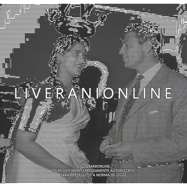 NEG-RETROSPETTIVA MEENA KUMARI ATTRICE E POETESSA INDIANA NELLA FOTO MEENA KUMARI A ROMA ANNI 1950-55 CON RAF VALLONE FOTO SANDRO VESPASIANI-AG ALDO LIVERANI SAS