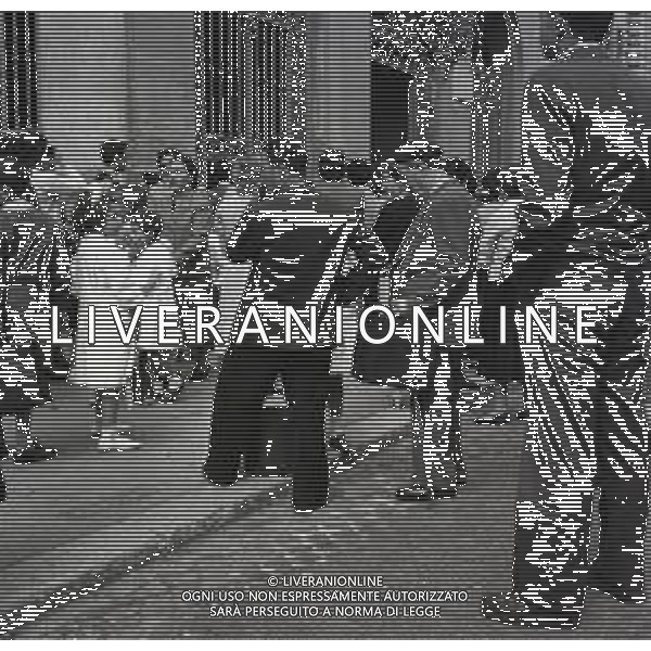 NEG-1950 ROMA PRIMO GIORNO DI SCUOLA FOTO SANDRO VESPSIANI-AG ALDO LIVERANI SAS