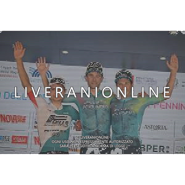 24-06-2025 Giro Dell\' Appennino; 2025, Xds - Astana; 2025, Petrolike; Ulissi, Diego; Ponomar, Andrii; Velasco, Simone; Genova; ©SIROTTI - AGENZIA ALDO LIVERANI SAS