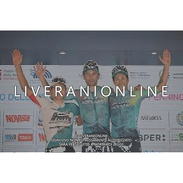 24-06-2025 Giro Dell\' Appennino; 2025, Xds - Astana; 2025, Petrolike; Ulissi, Diego; Ponomar, Andrii; Velasco, Simone; Genova; ©SIROTTI - AGENZIA ALDO LIVERANI SAS