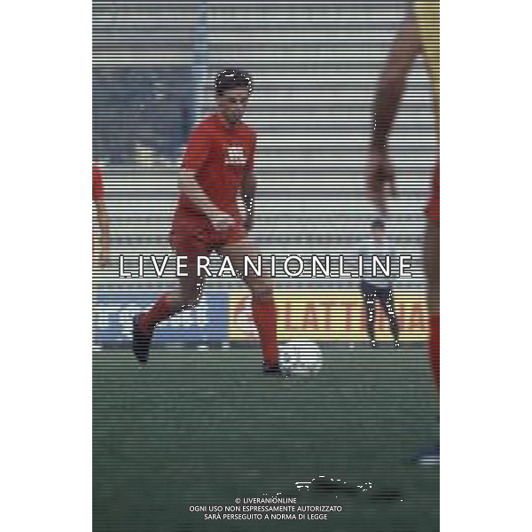 DIAP-RETROSPETTIVA CLAUDIO BENCINA ATTORE NELLA FOTO CLAUDIO BENCINA CON LA MAGLIA DELLA CREMONESE CALCIO NELL\'ANNO 1986-87 AG ALDO LIVERANI SAS