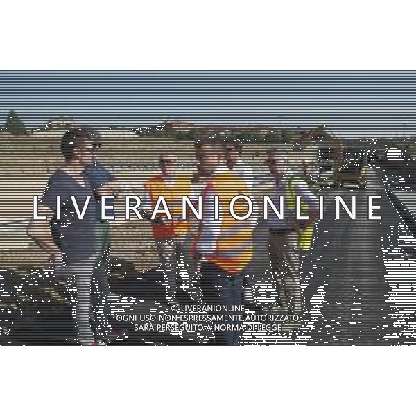 IMOLA 27 06 2025 il Sindaco Marco Panieri, l\'Assessore ai Lavori Pubblici Pierangelo Raffini e i tecnici di Area Blu preposti VISITANO IL CANTIERE DELL\'ASSE ATTREZZATO SVINCOLO D\'ACQUISTO RESPIGHI(BRETELLA) NELLA FOTO DA DESTRA SINDACO DI IMOLA MARCO PANIERI,RESP TECNICO DEL CANTIERE PIERANGELO RAFFINI ASSESSORE LAVORI PUBBLICI,EMANUELE ROCCHI DIRETTORE GENERALE ARE BLU FOTO GIANNI SANNA-AG ALDO LIVERANI SAS