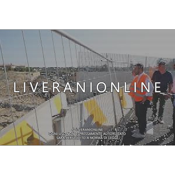 IMOLA 27 06 2025 il Sindaco Marco Panieri, l\'Assessore ai Lavori Pubblici Pierangelo Raffini e i tecnici di Area Blu preposti VISITANO IL CANTIERE DELL\'ASSE ATTREZZATO SVINCOLO D\'ACQUISTO RESPIGHI(BRETELLA) NELLA FOTO SINDACO DI IMOLA MARCO PANIERI FOTO GIANNI SANNA-AG ALDO LIVERANI SAS