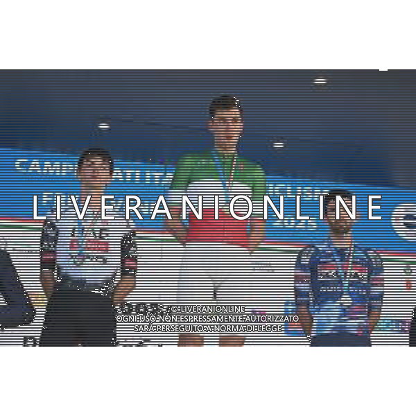 29-06-2025 Campionato Italiano; 2025, Swatt Club; 2025, Uae Team Emirates - Xrg; Conca, Filippo; Covi, Alessandro; Pesenti, Thomas; Gorizia; ©SIROTTI - AGENZIA ALDO LIVERANI SAS