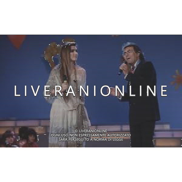 DIAP-RETROSPETTIVA ROMINA POWER CANTANTE NELLA FOTO ROMINA POWER NELL\'ANNO 1991 NELLA TRASMISSIONE TELEVISIVA “ FESTA DELLA DONNA“ AG ALDO LIVERANI SAS