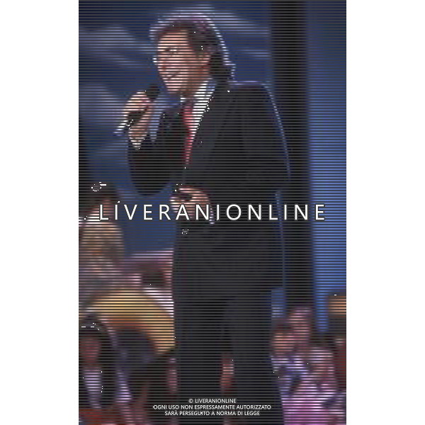 DIAP-RETROSPETTIVA ROMINA POWER CANTANTE NELLA FOTO ROMINA POWER NELL\'ANNO 1991 NELLA TRASMISSIONE TELEVISIVA “ FESTA DELLA DONNA“ AG ALDO LIVERANI SAS