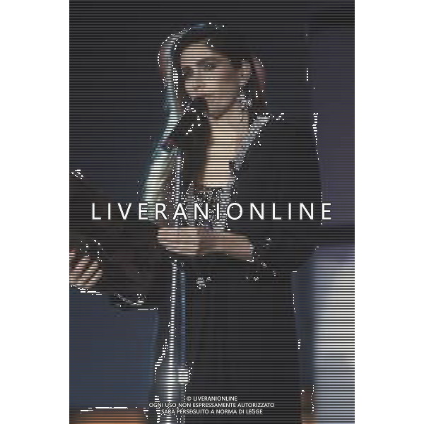 DIAP-RETROSPETTIVA ROMINA POWER CANTANTE NELLA FOTO ROMINA POWER NELL\'ANNO 1991 NELLA TRASMISSIONE TELEVISIVA “ FESTA DELLA DONNA“ AG ALDO LIVERANI SAS