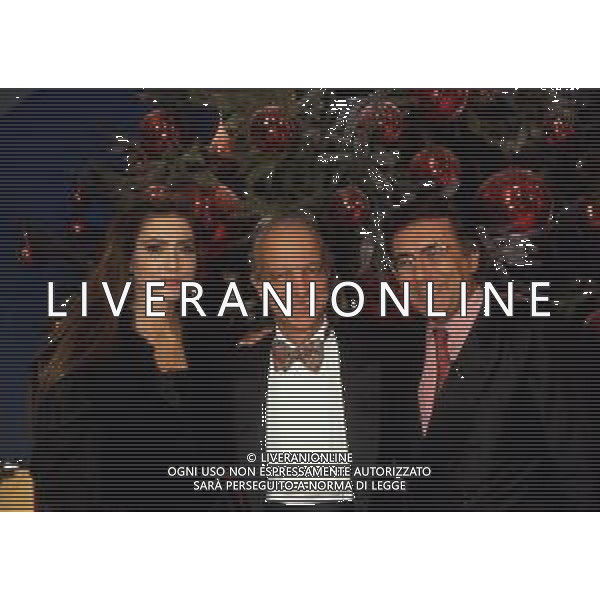 DIAP-RETROSPETTIVA ALBANO CARRISI E ROMINA POWER CANTANTI NELLA FOTO ROMINA POWER E ALBANO CARRISI NELLA TRASMISSIONE TELEVISIVA “BUON NATALE“ NELL\'ANNO 1991 AG ALDO LIVERANI SAS