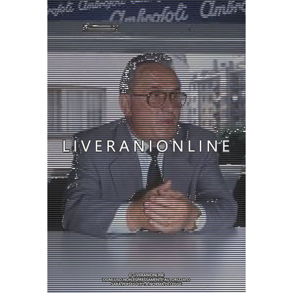 DIAP-RETROSPETTIIVA MARIO BERETTA PRESIDENTE COMO CALCIO NELLA FOTO MARIO BERETTA PRESIDENTE DEL COMO CALCIO AG ALDO LIVERANI SAS