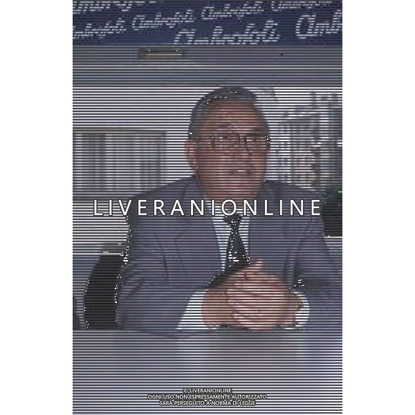 DIAP-RETROSPETTIIVA MARIO BERETTA PRESIDENTE COMO CALCIO NELLA FOTO MARIO BERETTA PRESIDENTE DEL COMO CALCIO AG ALDO LIVERANI SAS