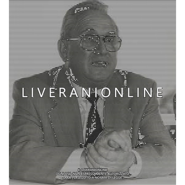 NEG-RETROSPETTIIVA MARIO BERETTA PRESIDENTE COMO CALCIO NELLA FOTO MARIO BERETTA PRESIDENTE DEL COMO CALCIO ANNO 1993 AG ALDO LIVERANI SAS