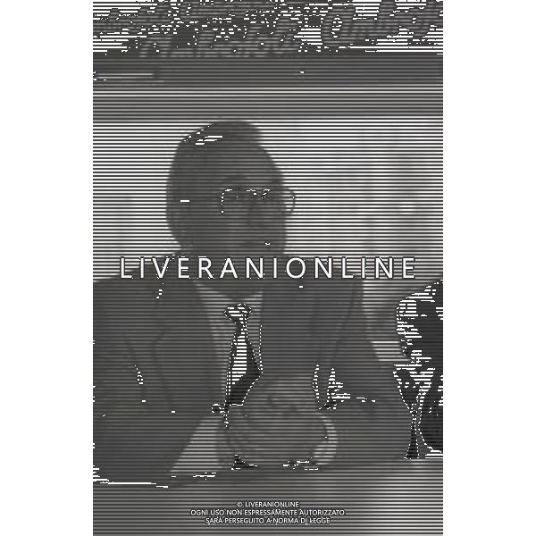 NEG-RETROSPETTIIVA MARIO BERETTA PRESIDENTE COMO CALCIO NELLA FOTO MARIO BERETTA PRESIDENTE DEL COMO CALCIO ANNO 1993 AG ALDO LIVERANI SAS
