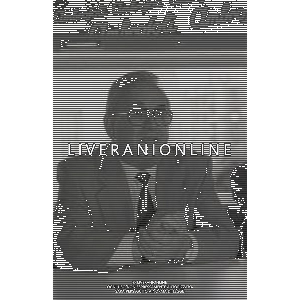 NEG-RETROSPETTIIVA MARIO BERETTA PRESIDENTE COMO CALCIO NELLA FOTO MARIO BERETTA PRESIDENTE DEL COMO CALCIO ANNO 1993 AG ALDO LIVERANI SAS
