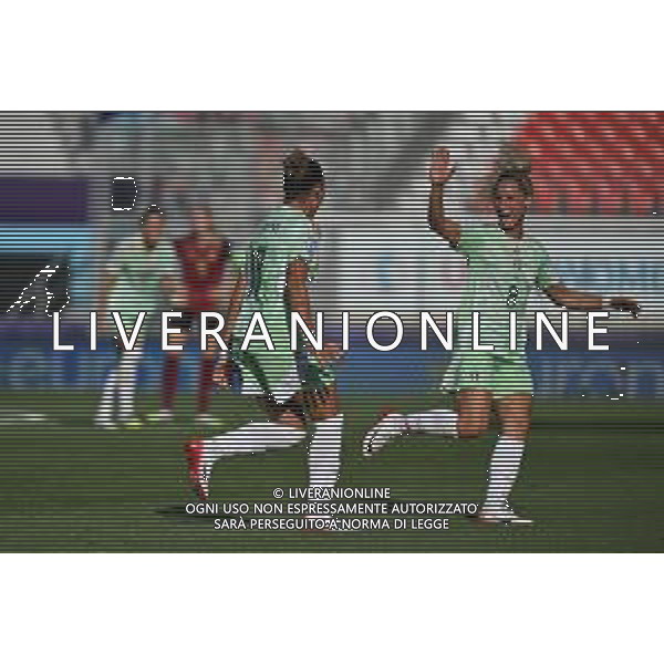 TVRG Belgio vs Italia nella foto Arianna Caruso (Italia) e Emma Severini (Italia) esultanza dopo il gol dell\'1 a 0 Sion (SVI) 03-07-2025 Stadio de Tourbillon Belgio vs Italia Campionati Europei femminili UEFA Euro 2025 Gruppo B - 1a giornata foto Roberto Garavaglia/Agenzia Aldo Liverani sas