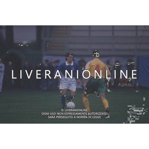 DIAP-RETROSPETTIVA RAFFAELE AMETRANO CALCIATORE NELLA FOTO RAFFAELE AMETRANO CON LA MAGLIA DELLA NAZIONALE ITALIANA DI CALCIO AG ALDO LIVERANI SAS