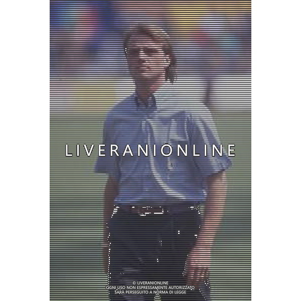 DIAP-RETROSPETTIVA STEFANO CAROBBI CALCIATORE NELLA FOTO STEFANO CAROBBI NELL\'ANNO 1988-89 AG ALDO LIVERANI SAS