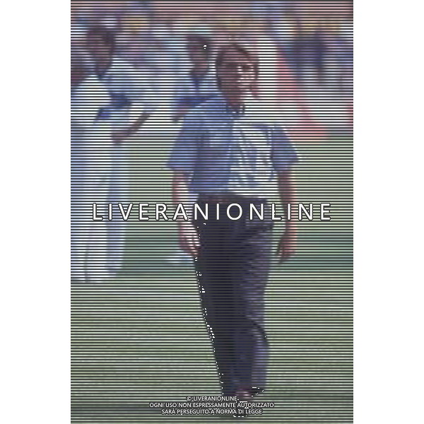 DIAP-RETROSPETTIVA STEFANO CAROBBI CALCIATORE NELLA FOTO STEFANO CAROBBI NELL\'ANNO 1988-89 AG ALDO LIVERANI SAS