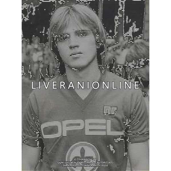 ST-RETROSPETTIVA STEFANO CAROBBI CALCIATORE NELLA FOTO STEFANO CAROBBI CON LA MAGLIA DELLA FIORENTINA CALCIO AG ALDO LIVERANI SAS