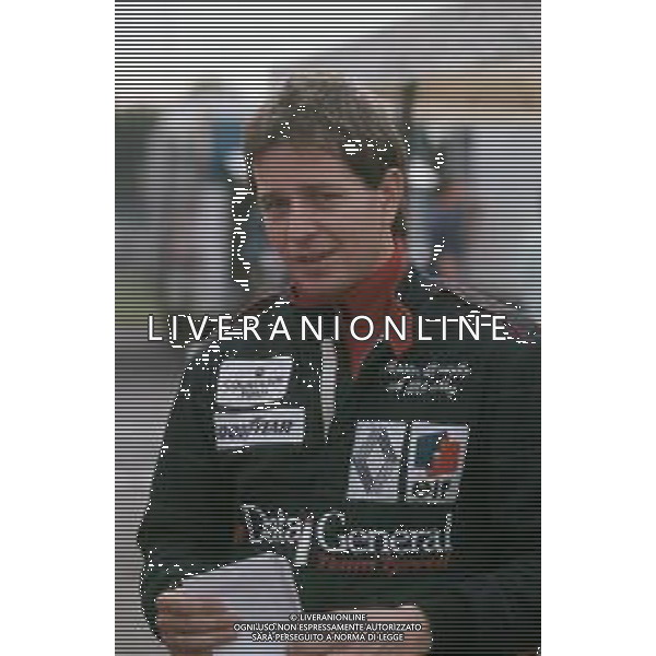 DIAP-RETROSPETTIVA MARTIN BRUNDLE PILOTA F1 NELLA FOTO MARTIN BRUNDLE NELL\'ANNO 1986 GP BRASILE FOTO MASSIMO BIANCHI-AG ALDO LIVERANI SAS