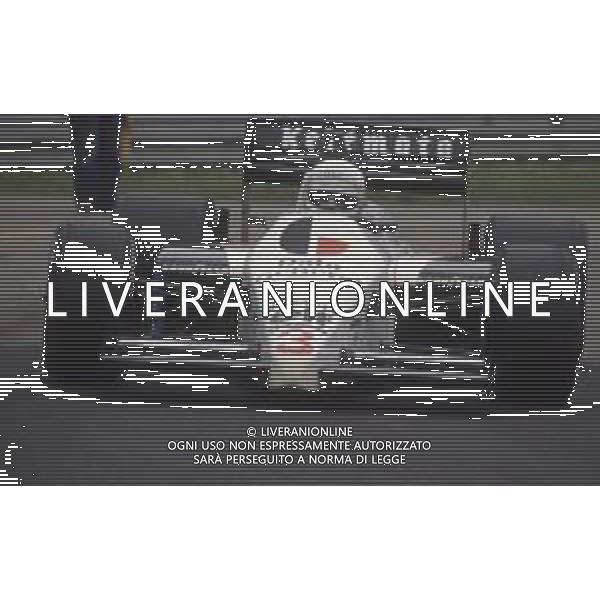 DIAP-RETROSPETTIVA MARTIN BRUNDLE PILOTA F1 NELLA FOTO MARTIN BRUNDLE NELL\'ANNO 1986 GP BRASILE FOTO MASSIMO BIANCHI-AG ALDO LIVERANI SAS
