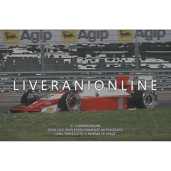 DIAP-RETROSPETTIVA MARTIN BRUNDLE PILOTA F1 NELLA FOTO MARTIN BRUNDLE NELL\'ANNO 1987 AG CONTROLUCE-AG ALDO LIVERANI SAS