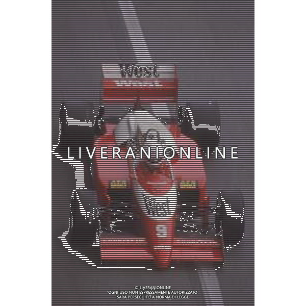 DIAP-RETROSPETTIVA MARTIN BRUNDLE PILOTA F1 NELLA FOTO MARTIN BRUNDLE NELL\'ANNO 1987 AG CONTROLUCE-AG ALDO LIVERANI SAS