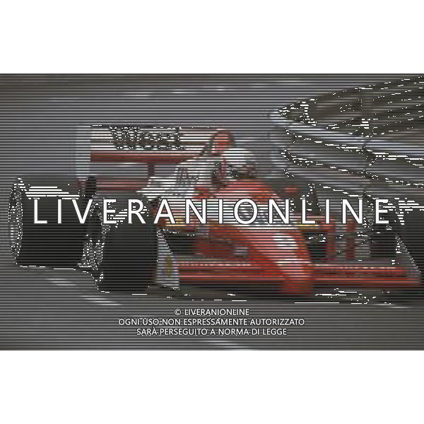DIAP-RETROSPETTIVA MARTIN BRUNDLE PILOTA F1 NELLA FOTO MARTIN BRUNDLE NELL\'ANNO 1987 AG CONTROLUCE-AG ALDO LIVERANI SAS