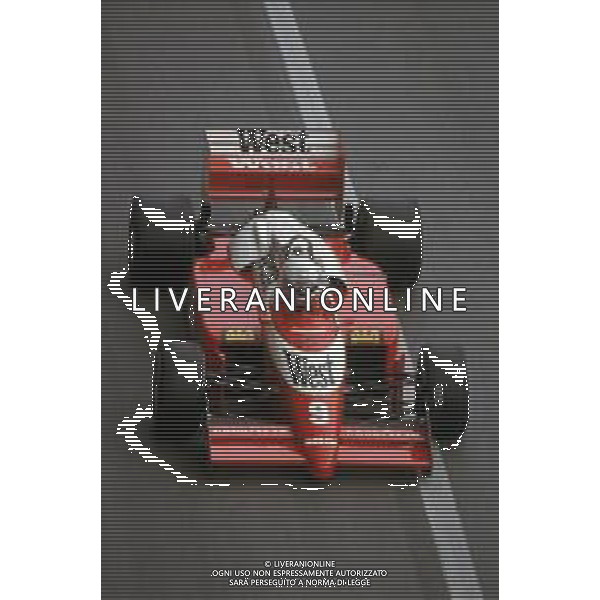 DIAP-RETROSPETTIVA MARTIN BRUNDLE PILOTA F1 NELLA FOTO MARTIN BRUNDLE NELL\'ANNO 1987 AG CONTROLUCE-AG ALDO LIVERANI SAS