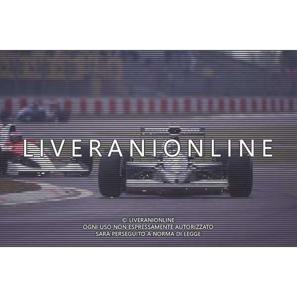 DIAP-RETROSPETTIVA MARTIN BRUNDLE PILOTA F1 NELLA FOTO MARTIN BRUNDLE NELL\'ANNO 1991 AG CONTROLUCE-AG ALDO LIVERANI SAS