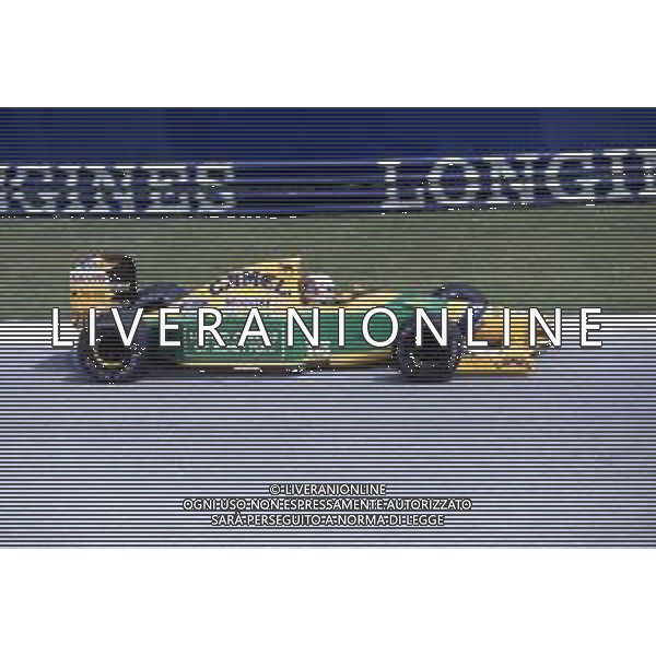 DIAP-RETROSPETTIVA MARTIN BRUNDLE PILOTA F1 NELLA FOTO MARTIN BRUNDLE NELL\'ANNO 1992 AG CONTROLUCE-AG ALDO LIVERANI SAS