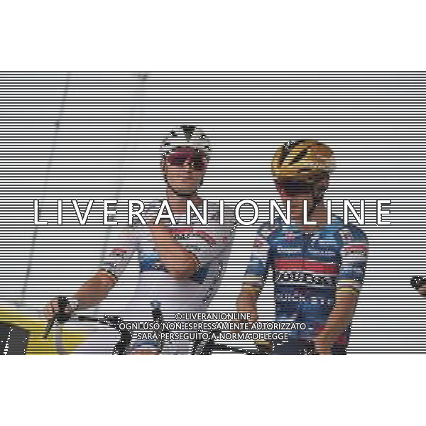 05-07-2025 Tour De France; Tappa 01 Lille - Lille; 2025, Soudal - Quick Step; Merlier, Tim; Evenepoel, Remco; Lille; foto stefano sirotti-ag aldo liverani sas
