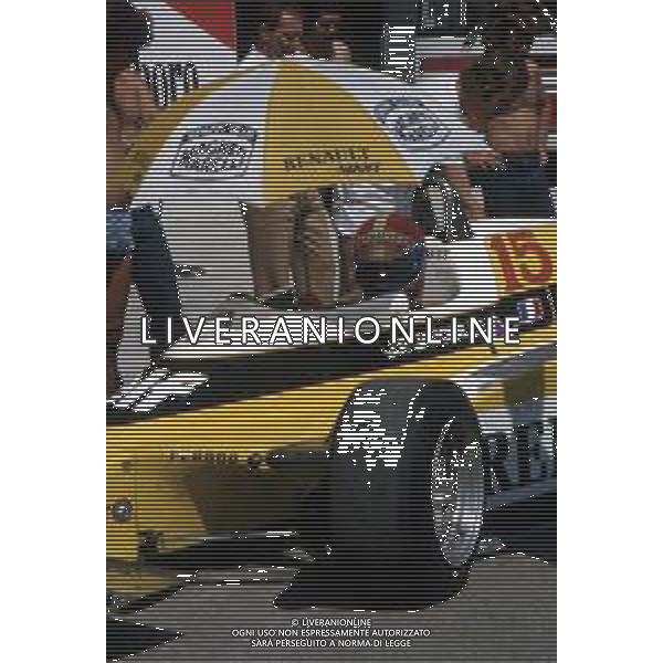 DIAP-RETROSPETTIVA JEAN PIERRE JABOUILLE PILOTA F1 NELLA FOTO JEAN PIERRE JABOUILLE NELL\'ANNO 1980 AG ALDO LIVERANI SAS
