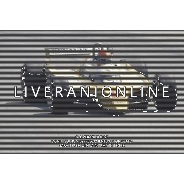 DIAP-RETROSPETTIVA JEAN PIERRE JABOUILLE PILOTA F1 NELLA FOTO JEAN PIERRE JABOUILLE NELL\'ANNO 1981 AG ALDO LIVERANI SAS