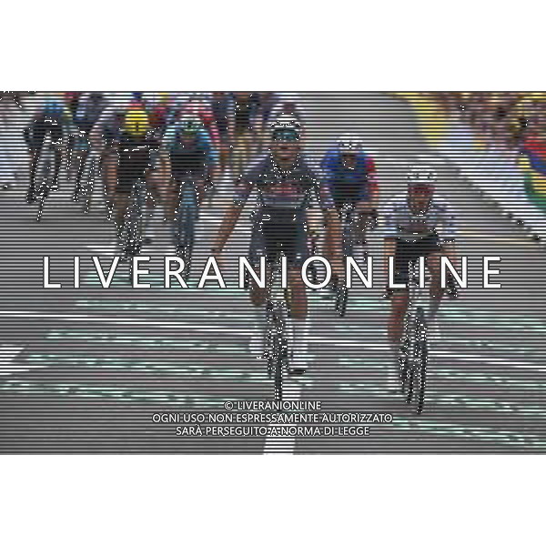 06-07-2025 Tour De France; Tappa 02 Lauwin Planque - Boulogne Sur Mer; 2025, Alpecin - Deceuninck; 2025, Uae Team Emirates - Xrg; Van Der Poel, Mathieu; Pogacar, Tadej; Boulogne Sur Mer; foto stefano sirotti-ag aldo liverani sas- AGENZIA ALDO LIVERANI SAS
