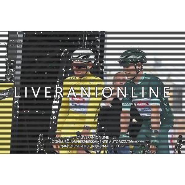 07-07-2025 Tour De France; Tappa 03 Valenciennes - Dunkerque; 2025, Alpecin - Deceuninck; Van Der Poel, Mathieu; Philipsen, Jasper; Valenciennes; ©SIROTTI - AGENZIA ALDO LIVERANI SAS